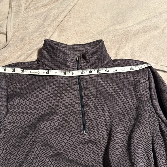 KERRITS Brown Quarter-Zip Pullover XXL EQUESTRIAN - Picture 11 of 13